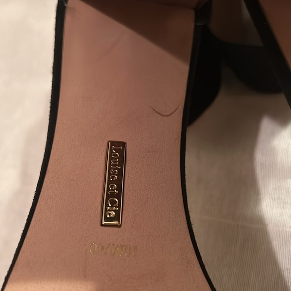 Louise et Cie Punya Wedge Suede Leather Heel Sandal Size 10 - Picture 4 of 6